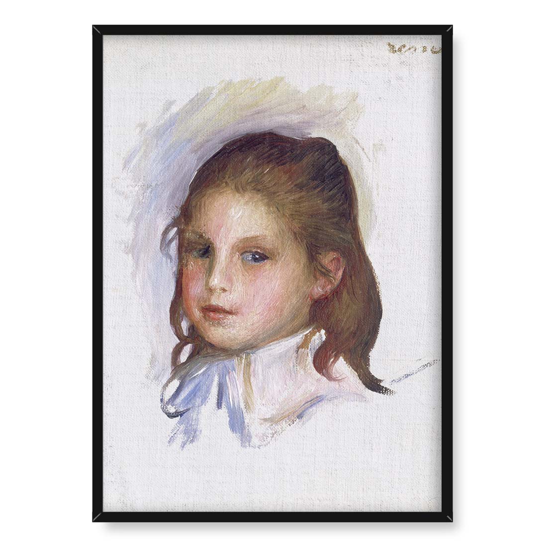 Auguste Renoir Dziecko z brązowymi włosami 50x70