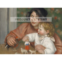 Auguste Renoir Dziecko z zabawkami Gabrielle i syn artysty Jean — produkt cyfrowy do pobrania