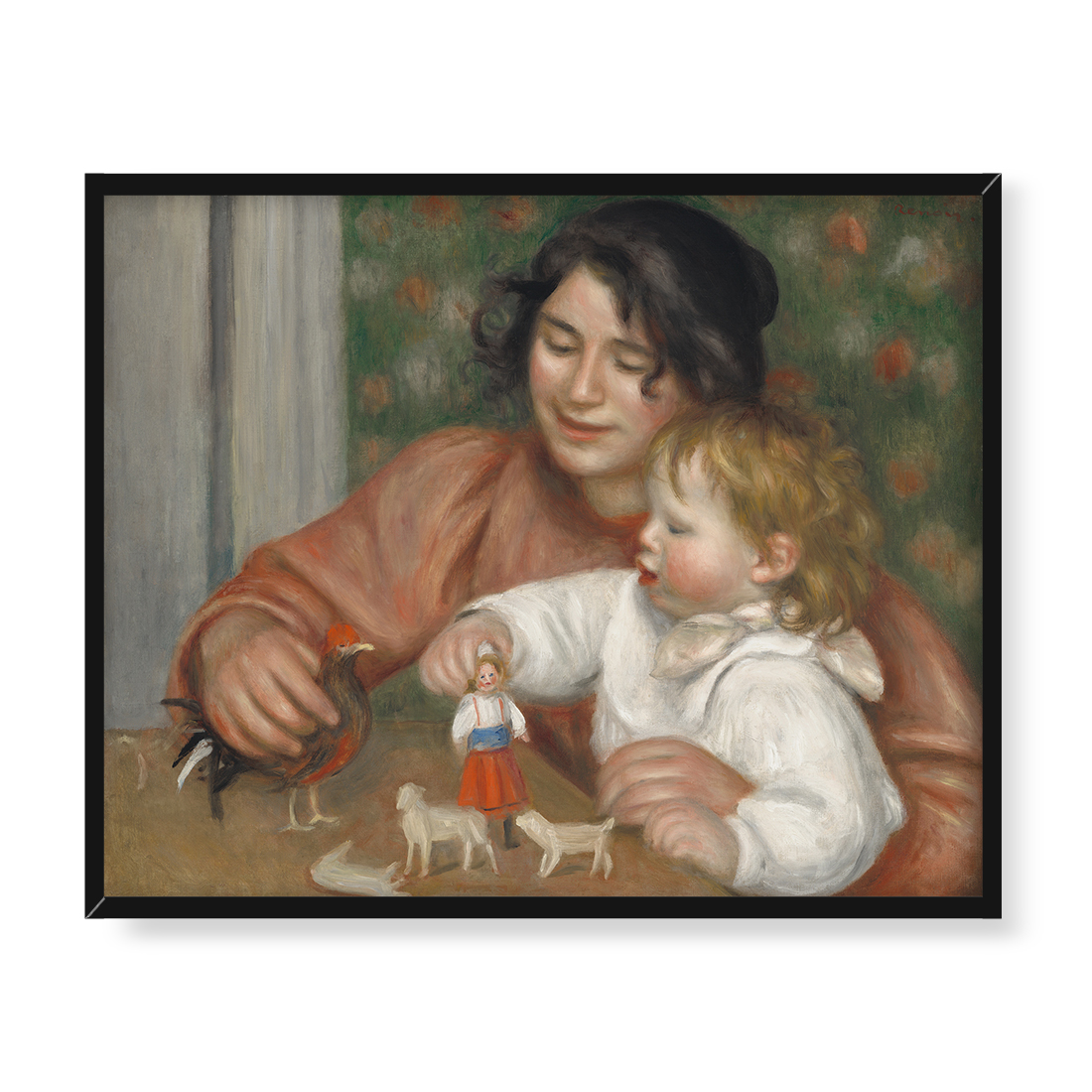 Auguste Renoir Dziecko z zabawkami Gabrielle i syn artysty Jean 50x40