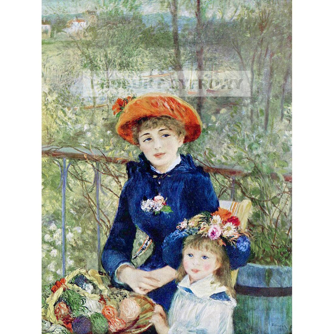 Auguste Renoir Na tarasie — produkt cyfrowy do pobrania