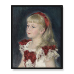 Auguste Renoir Panna Grimprel z czerwoną wstążką 40×50
