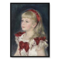 Auguste Renoir Panna Grimprel z czerwoną wstążką 50×70