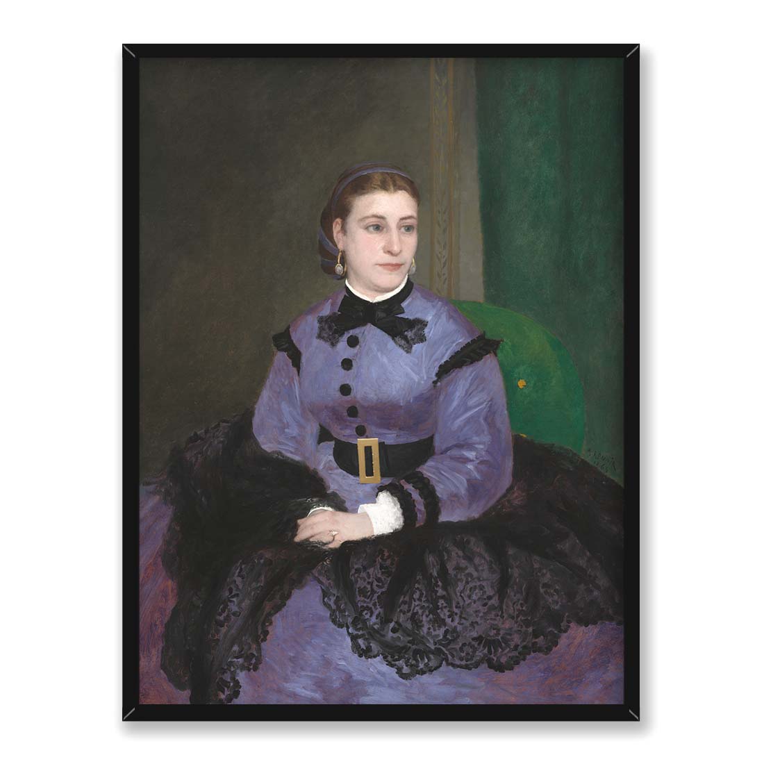 Auguste Renoir Panna Sicot 30x40 w RAMIE