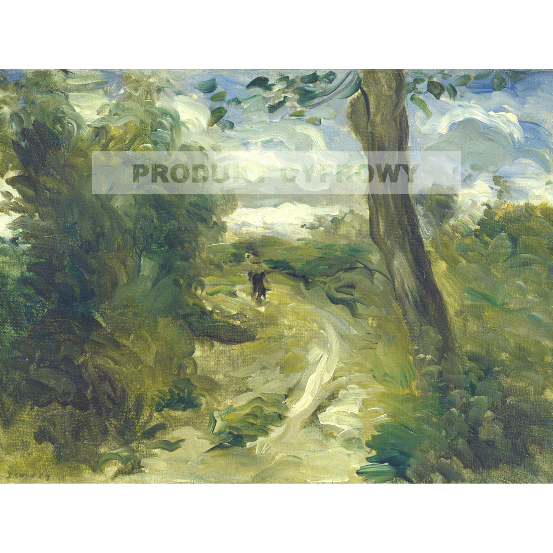 Auguste Renoir Pejzaż między burzami — produkt cyfrowy do pobrania
