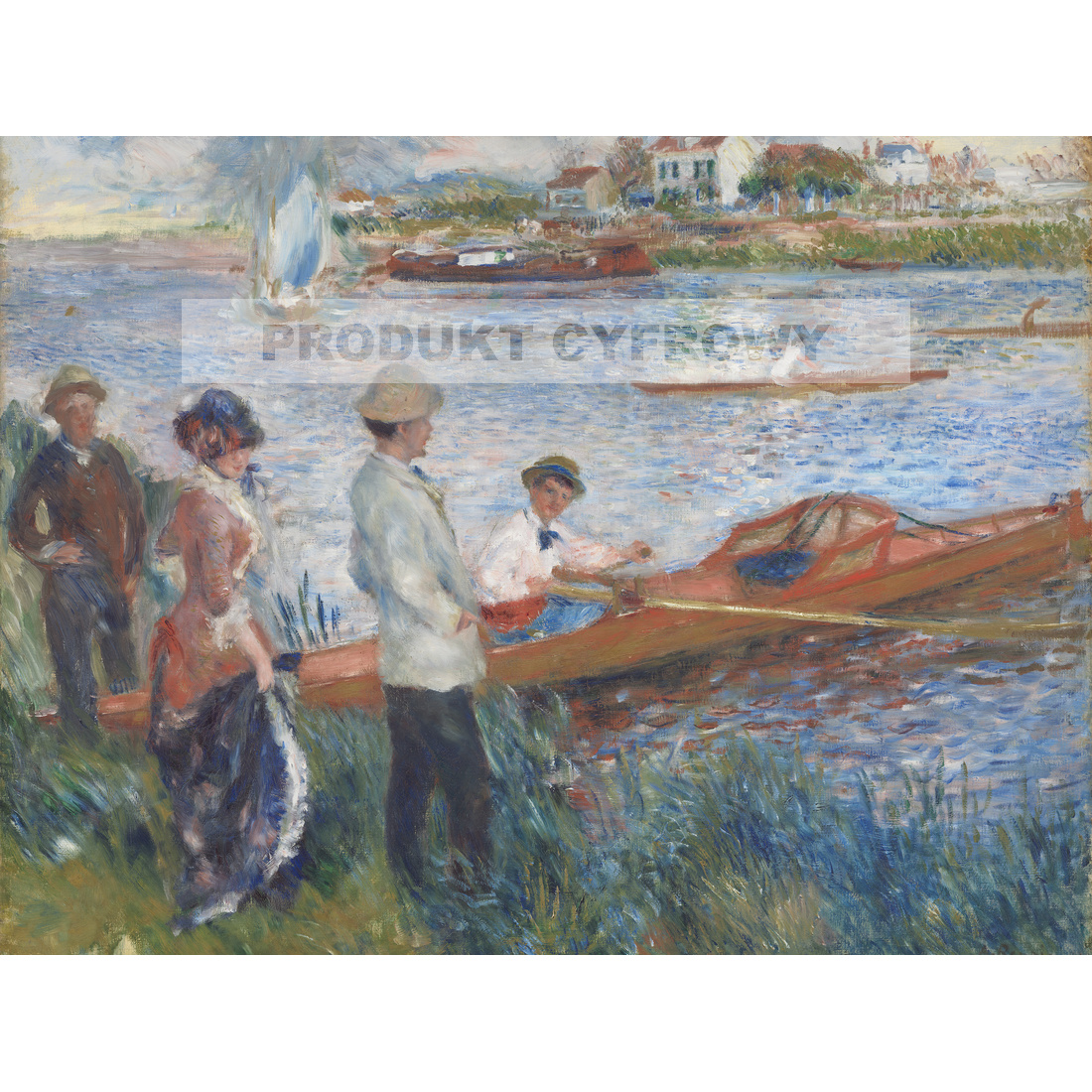 Auguste Renoir Wioślarze w Chatou — produkt cyfrowy do pobrania