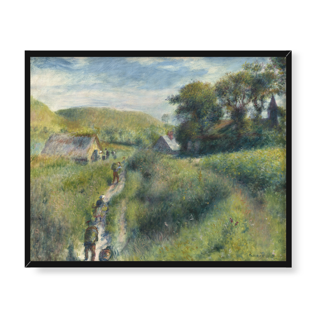 Auguste Renoir Zbieranie muli 50x40