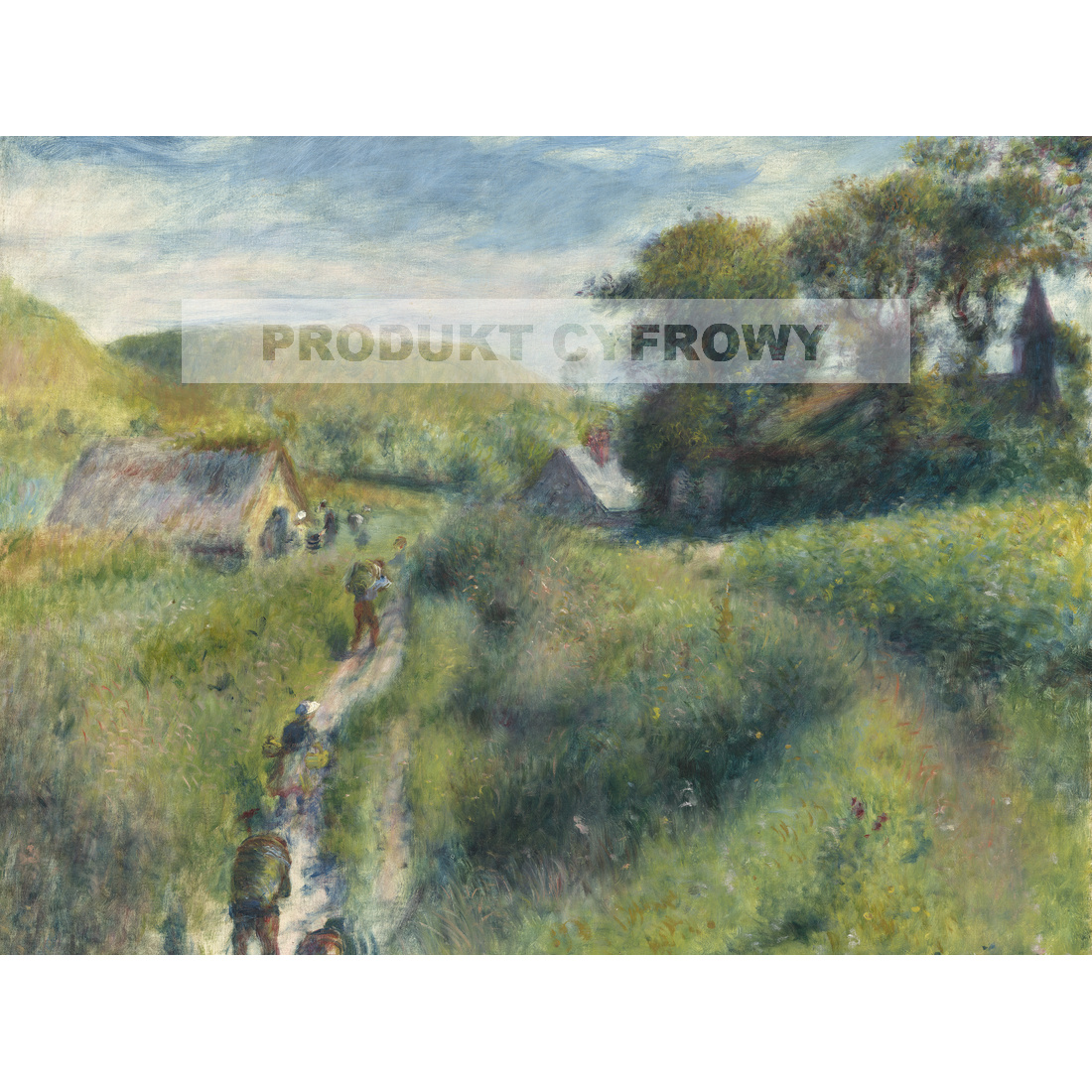Auguste Renoir Zbieranie muli — produkt cyfrowy do pobrania