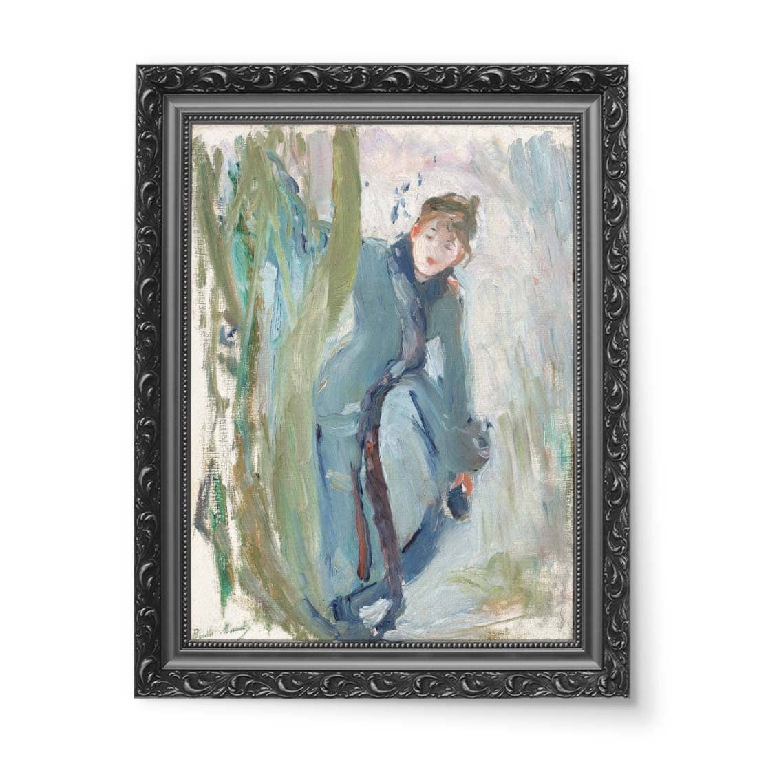 Berthe Morisot Dziewczyna oddająca łyżwę wydruk na płótnie 50x70