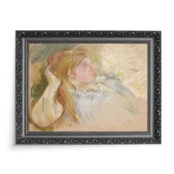 Berthe Morisot Młoda dziewczyna leżąca 70×50