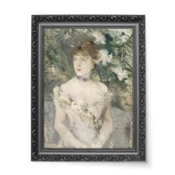 Berthe Morisot Młoda dziewczyna w sukni balowej wydruk na płótnie 50×70