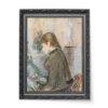 Berthe Morisot Paule Gobillard rysująca wydruk na płótnie 50×70 Berthe Morisot Paule Gobillard rysująca wydruk na płótnie 50×70