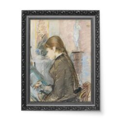 Berthe Morisot Paule Gobillard rysująca wydruk na płótnie 50×70