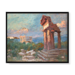 Bronisława Rychter-Janowska Dolina świątyń w Agrigenti na Sycylii 50×40