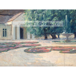 Bronisława Rychter-Janowska Dworek z fontanną — produkt cyfrowy do pobrania