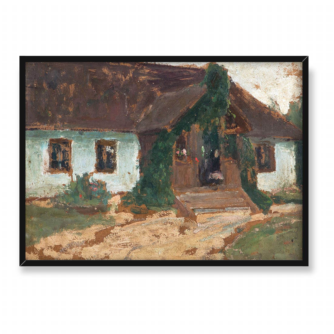 Bronisława Rychter-Janowska Leśniczówka w Majdanie 70x50