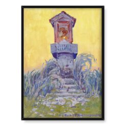 Bronisława Rychter-Janowska Przydrożna kapliczka 50×70