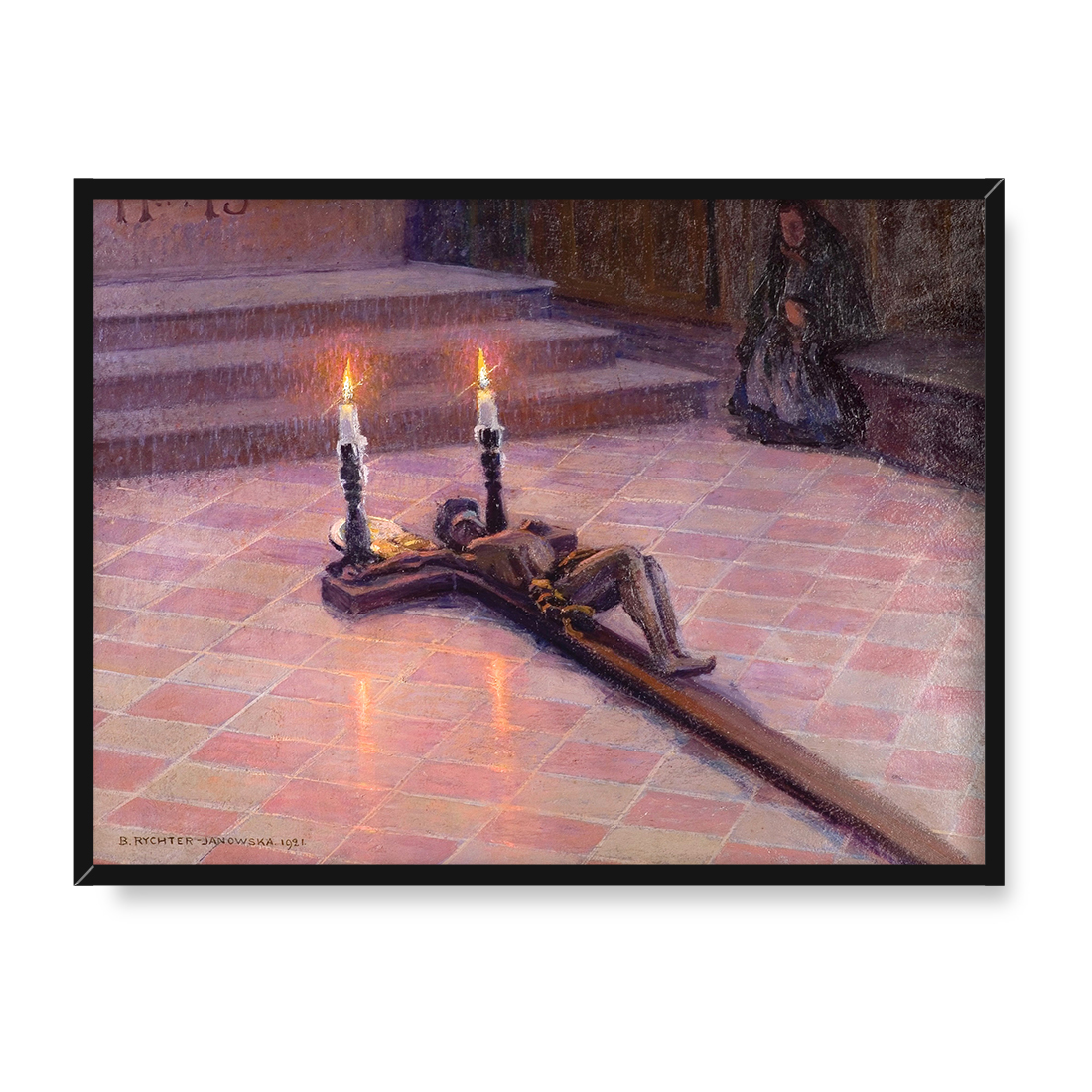 Bronisława Rychter-Janowska Wielki Piątek 30x40 w RAMIE
