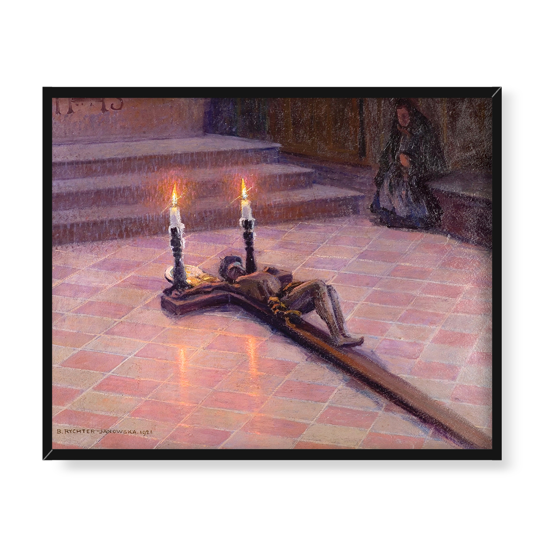 Bronisława Rychter-Janowska Wielki Piątek 50x40 w RAMIE