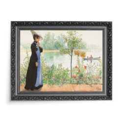 Carl Larsson Karin przy brzegu 70×50