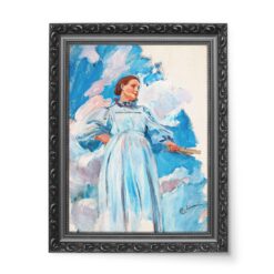 Carl Larsson Kobieta i niebo wydruk na płótnie 50×70