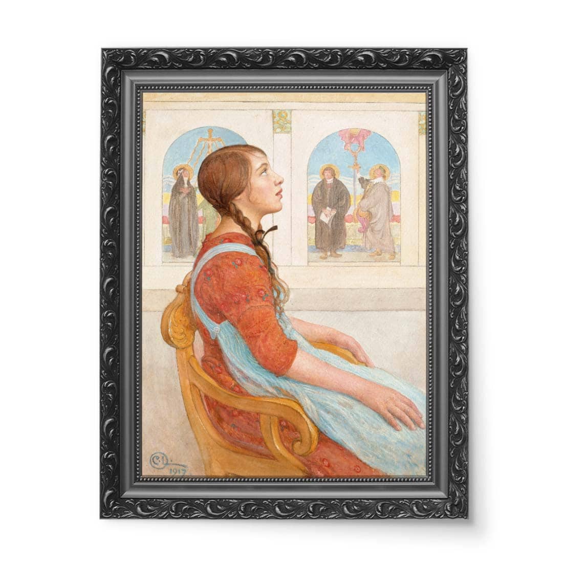 Carl Larsson Objawienie wydruk na płótnie 50x70