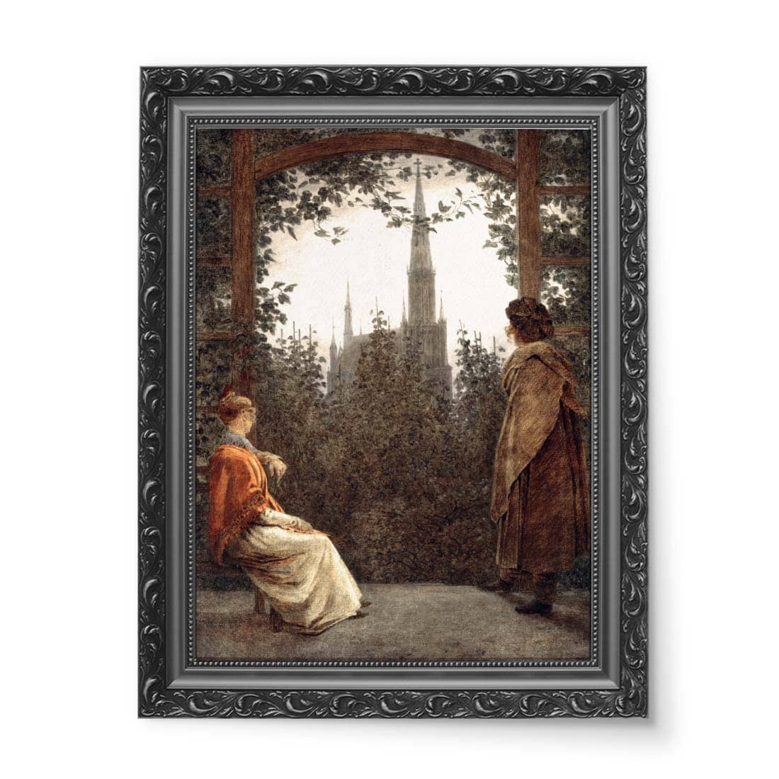 Caspar David Friedrich Gazebo wydruk na płótnie 50x70