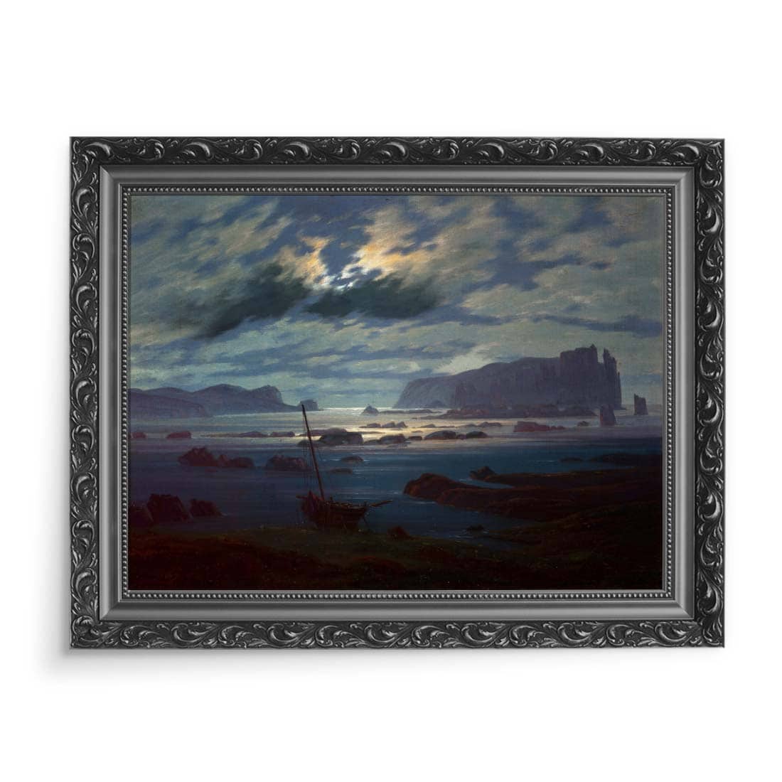 Caspar David Friedrich Morze Północne w świetle księżyca 70x50