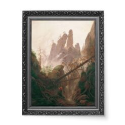 Caspar David Friedrich Skalisty krajobraz w Górach Piaskowcowych wydruk na płótnie 50×70