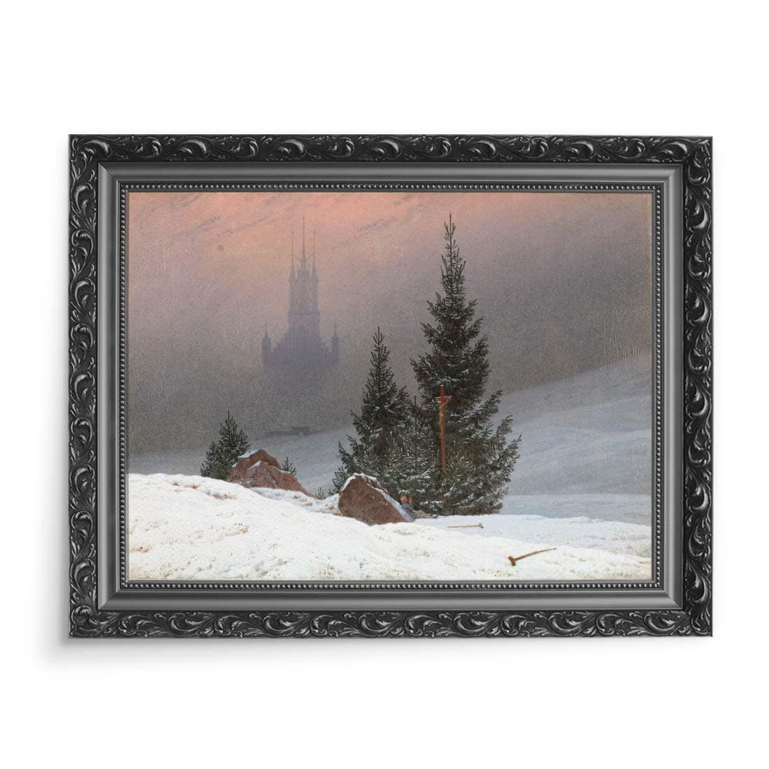 Caspar David Friedrich Zimowy krajobraz 70x50