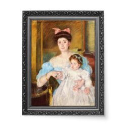 Cassatt Mary Hrabina Morel d’Arleux i jej syn wydruk na płótnie 50×70