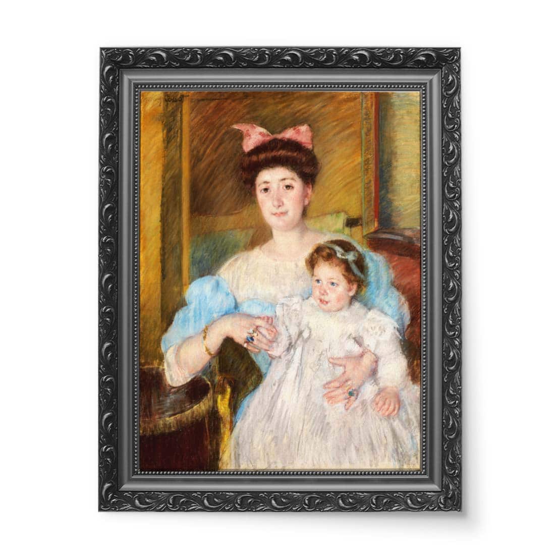 Cassatt Mary Hrabina Morel d'Arleux i jej syn wydruk na płótnie 50x70