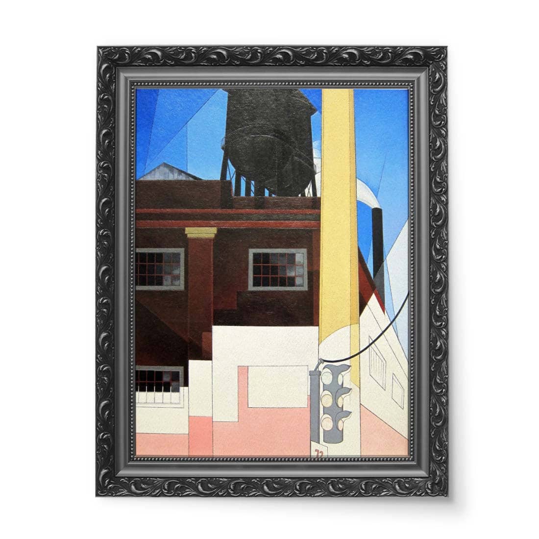 Charles Demuth Dom odważnych wydruk na płótnie 50x70