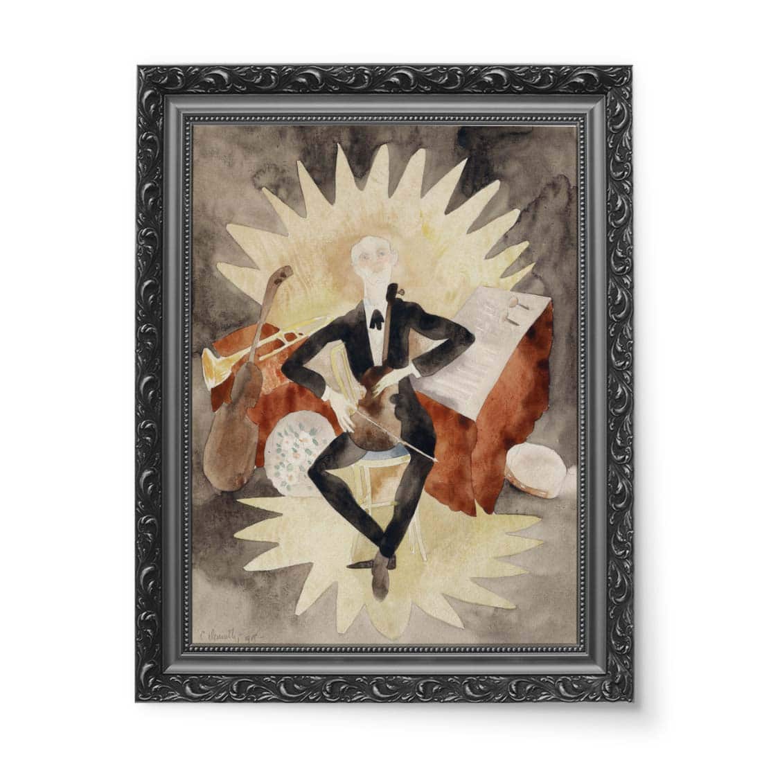 Charles Demuth Muzyk wydruk na płótnie 50x70