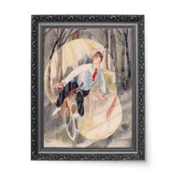 Charles Demuth W wodewilu rowerzysta wydruk na płótnie 50×70