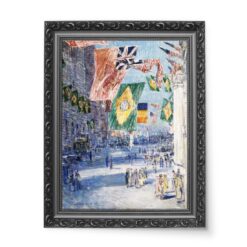 Childe Hassam Aleja Aliantów Brazylia Belgia wydruk na płótnie 50×70