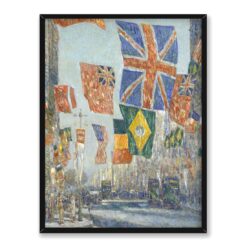 Childe Hassam Aleja Sprzymierzonych Wielka Brytania 1918 30×40