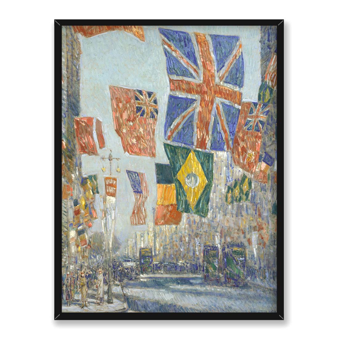 Childe Hassam Aleja Sprzymierzonych Wielka Brytania 1918 30x40