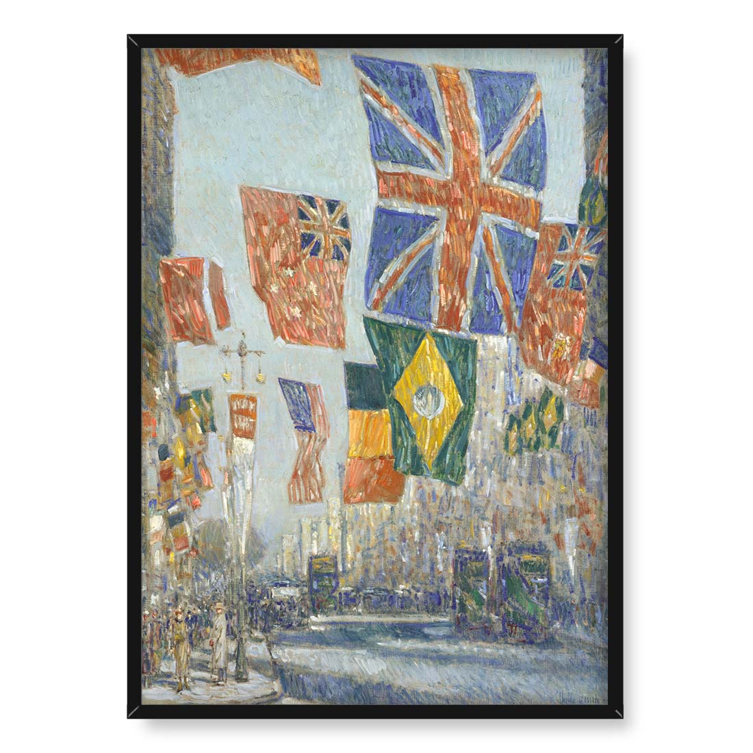 Childe Hassam Aleja Sprzymierzonych Wielka Brytania 1918 50x70