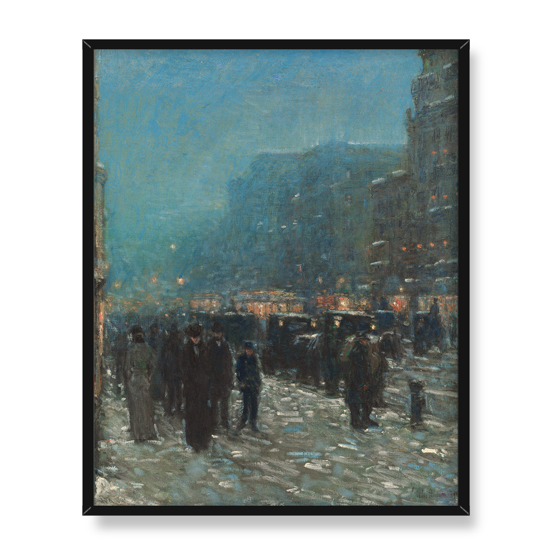 Childe Hassam Broadway i 42 ulica 40x50