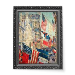 Childe Hassam Dzień Sojuszników maj wydruk na płótnie 50×70