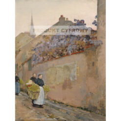 Childe Hassam Kobiety niosące kwiaty — produkt cyfrowy do pobrania