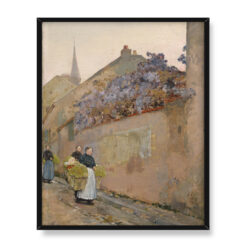 Childe Hassam Kobiety niosące kwiaty 40×50