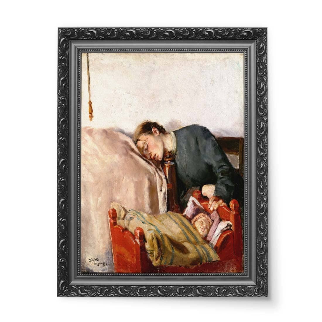 Christian Krohg Matka i dziecko wydruk na płótnie 50x70