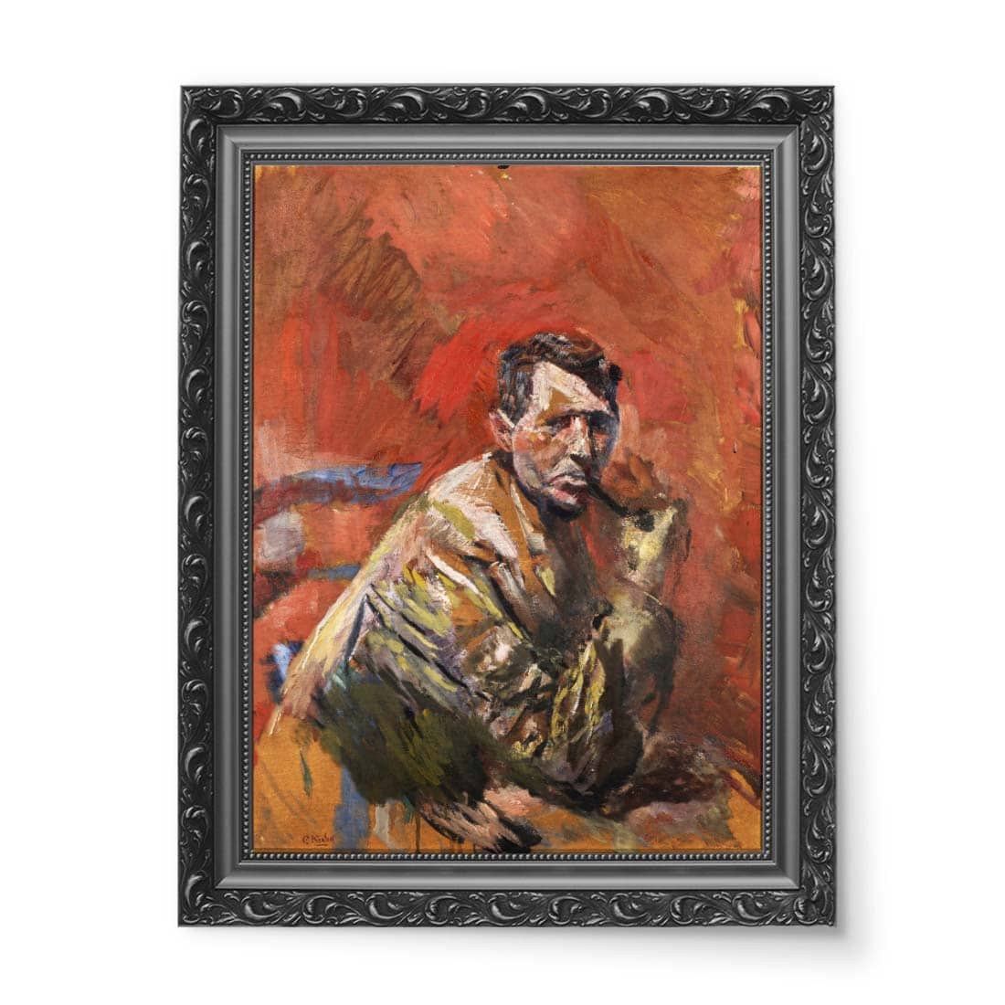 Christian Krohg Portret Paul Gauguin wydruk na płótnie 50x70