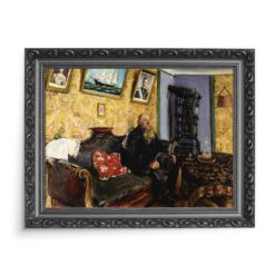 Christian Krohg Wizyta kondolencyjna 70×50