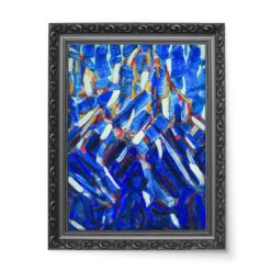 Christian Rohlfs Abstrakcja Błękitna góra wydruk na płótnie 50×70