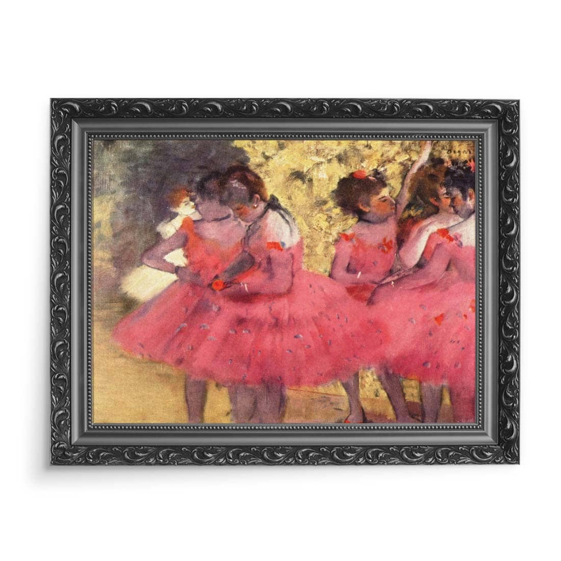 Edgar Degas Baleriny w kolorze różowym 2 70x50