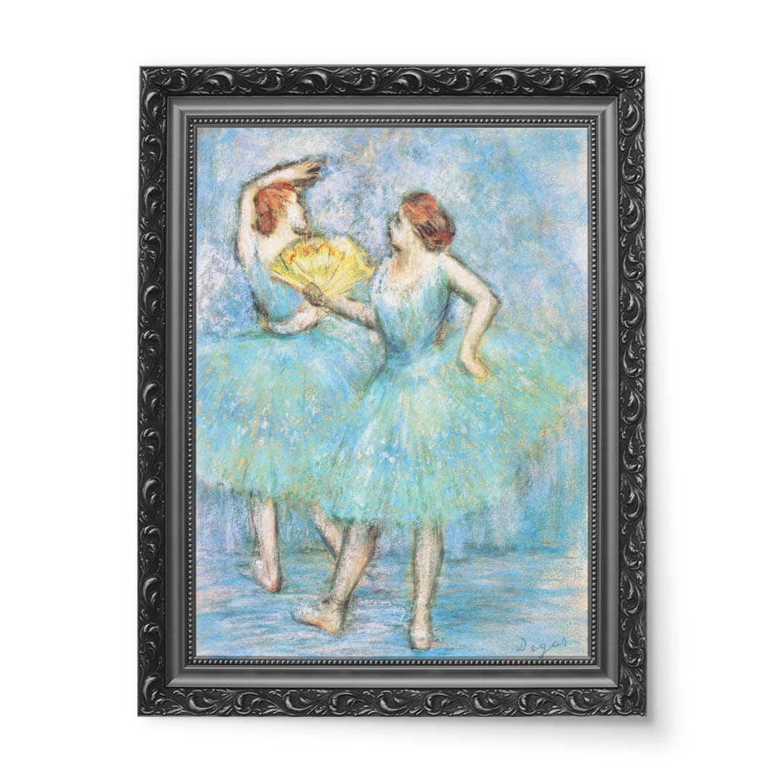 Edgar Degas Dwie niebieskie tancerki wydruk na płótnie 50x70