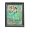 Edgar Degas Dwie zielone tancerki wydruk na płótnie 50×70