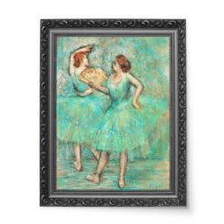 Edgar Degas Dwie zielone tancerki wydruk na płótnie 50×70